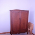 1920's walnut armoire, American, 63" high, 41" wide, 22" deep  $100   BLCON