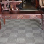 3 drawer mahogany coffee table - 5' wide, 22" deep, 20 3/4" high  $100  CMCON