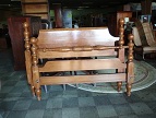 modern light cherry cannonball double bed  $75   CMCON