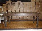 farm table 6'3" x 30 1/2", 30 1/2" high   $295  RDCON