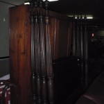 pair of mahogany twin beds    $350    